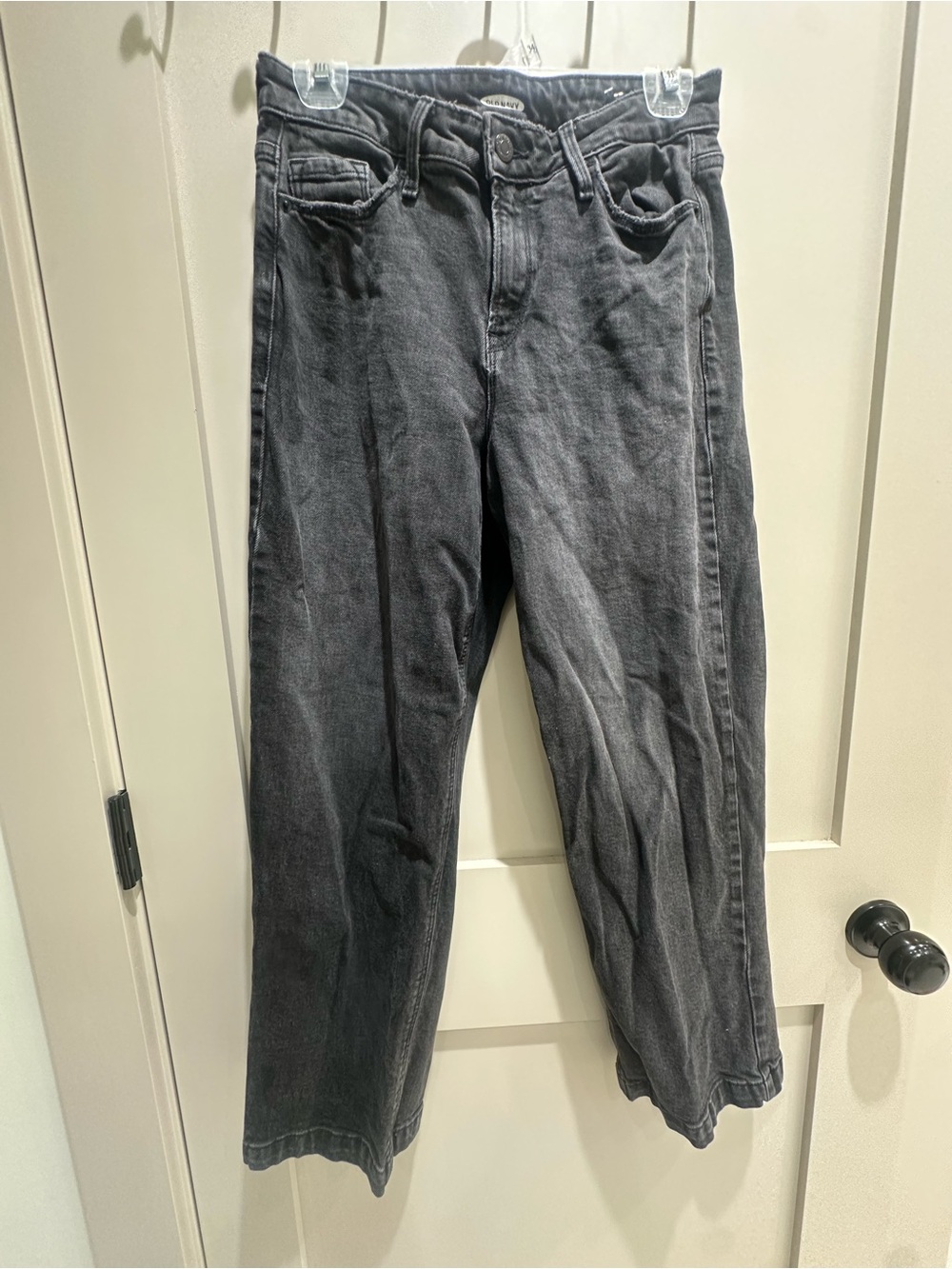 Old Navy Black Washed Boyfriend Jeans